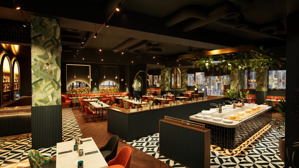 Beleza Rodizio Solihull New Opening Birmingham Brazillian meat picanha unlimited dining room restaurant 3