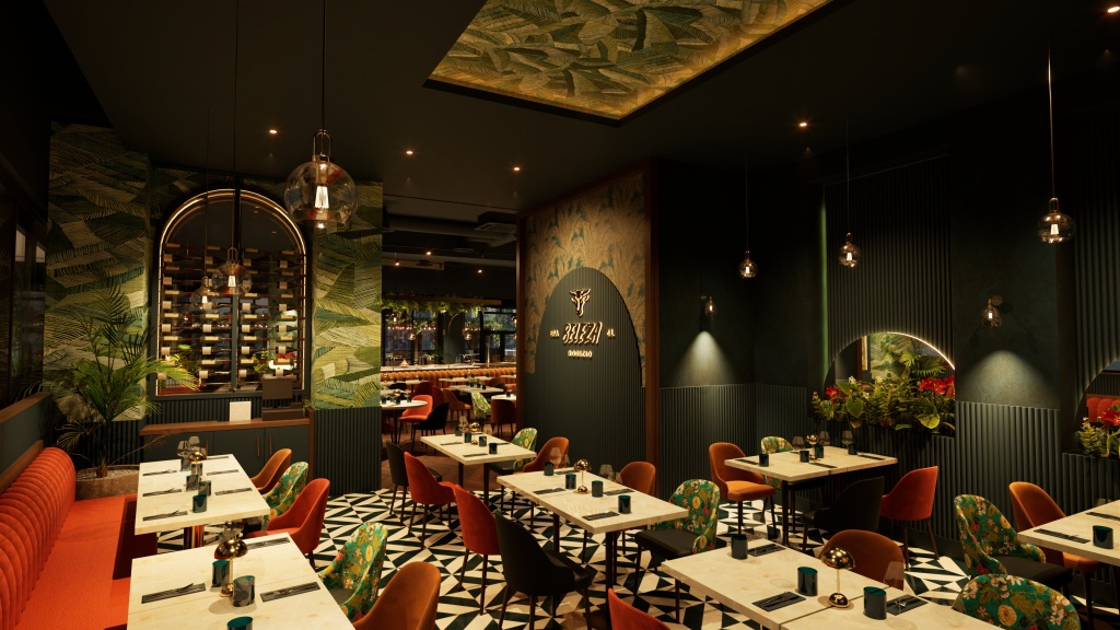 Beleza Rodizio Solihull New Opening Birmingham Brazillian meat picanha unlimited dining room restaurant